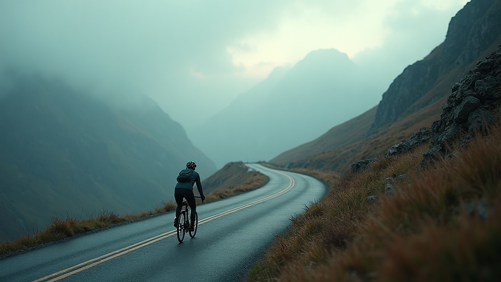 Road and gravel cycling route keepsake